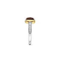 Smokey Quartz Facetted Ring