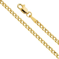 Cuban Hollow 2.5MM Link Chain