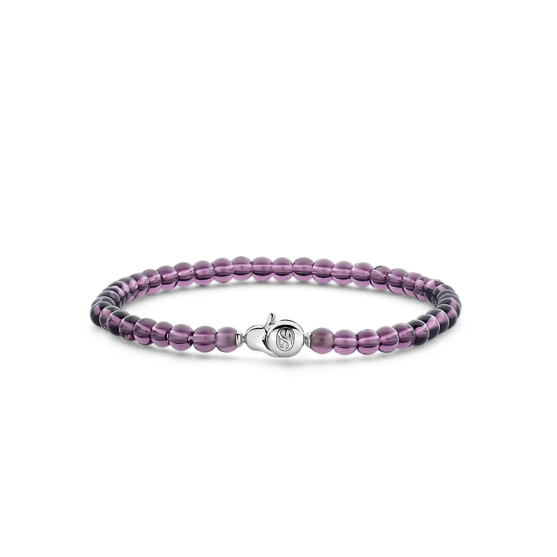 Radiant Violet Bead Bracelet