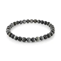 Grey Eagles Eye Bead Bracelet