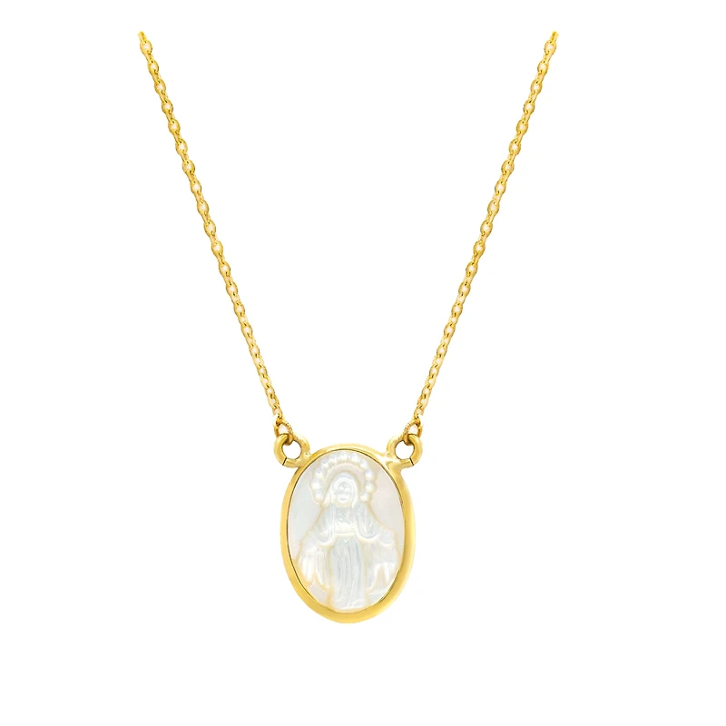 Milagrosa Oval Mother Pearl Necklace
