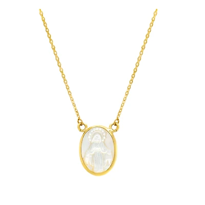 Milagrosa Oval Mother Pearl Necklace