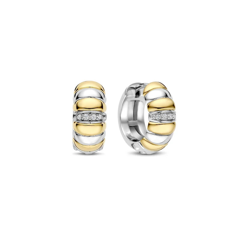 Armadillo Two Tone Earrings