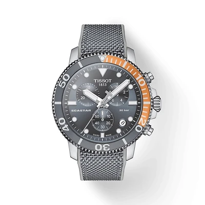 Seastar 1000 Chronograph 45.5mm Grey/Orange