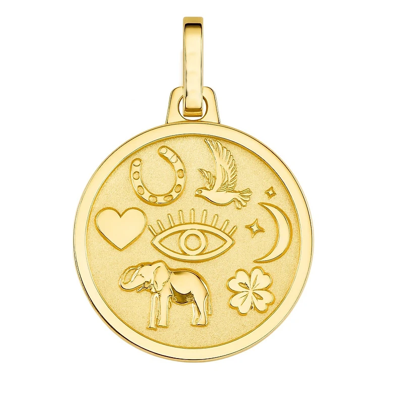 Lucky Charms Round Pendant