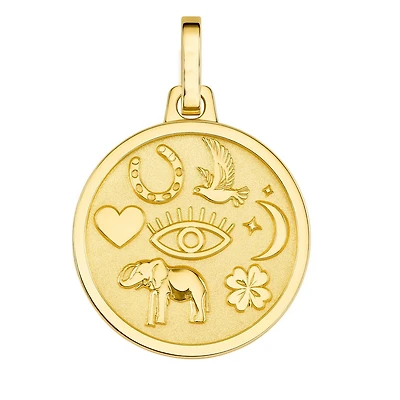 Lucky Charms Round Pendant