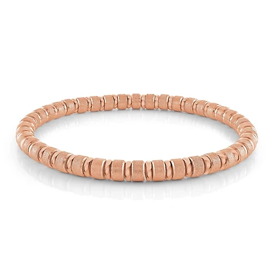 Rose IP Steel Mini Bead Bracelet