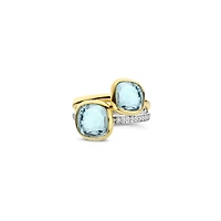 Shades of The Ocean Double Blue Ring