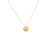 My Life Initial B Gold Necklace