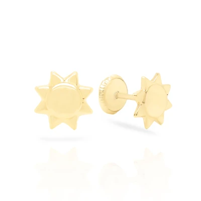 Sun Kids Stud Earrings