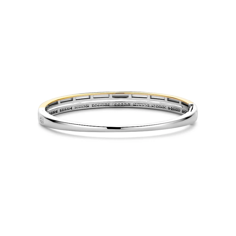 Parallel Lines Bangle Bracelet