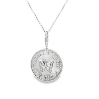 Butterfly Medallion Pendant