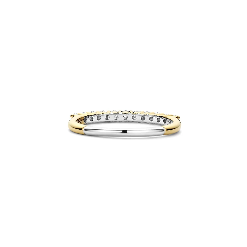 Thin Sparlkle Golden Ring