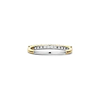 Thin Sparlkle Golden Ring