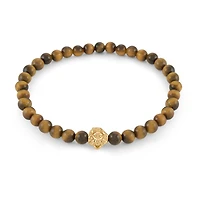 King of the Pack Yellow IP Tiger Eye Bracelet