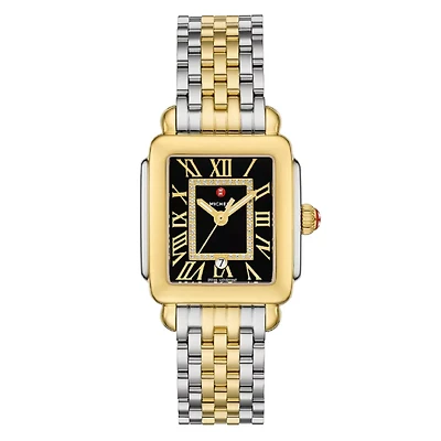 Deco Madison Mid Black Two Tone 31MM Watch