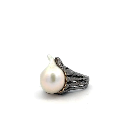 Baroque Pearl Sterling Silver Ring (7)