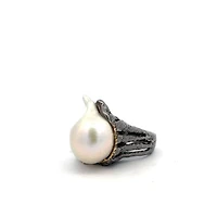 Baroque Pearl Sterling Silver Ring (7)