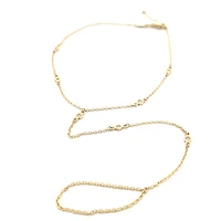 Zirconia Seven Stones Foot Chain