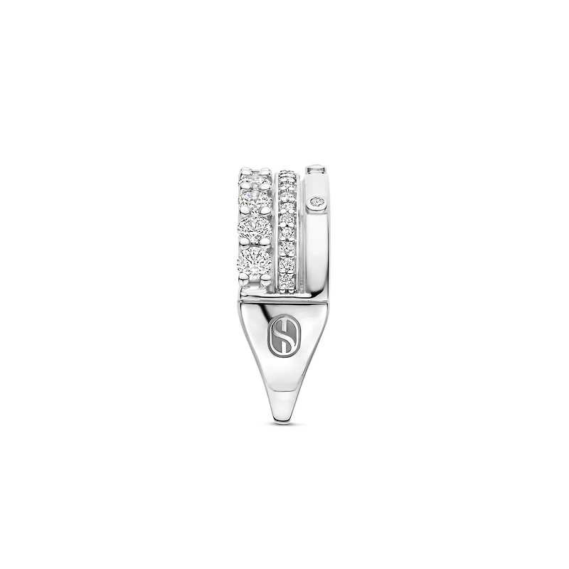 Horizons Three Layer Silver Ring