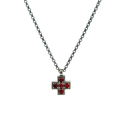 Stones Cross Necklace