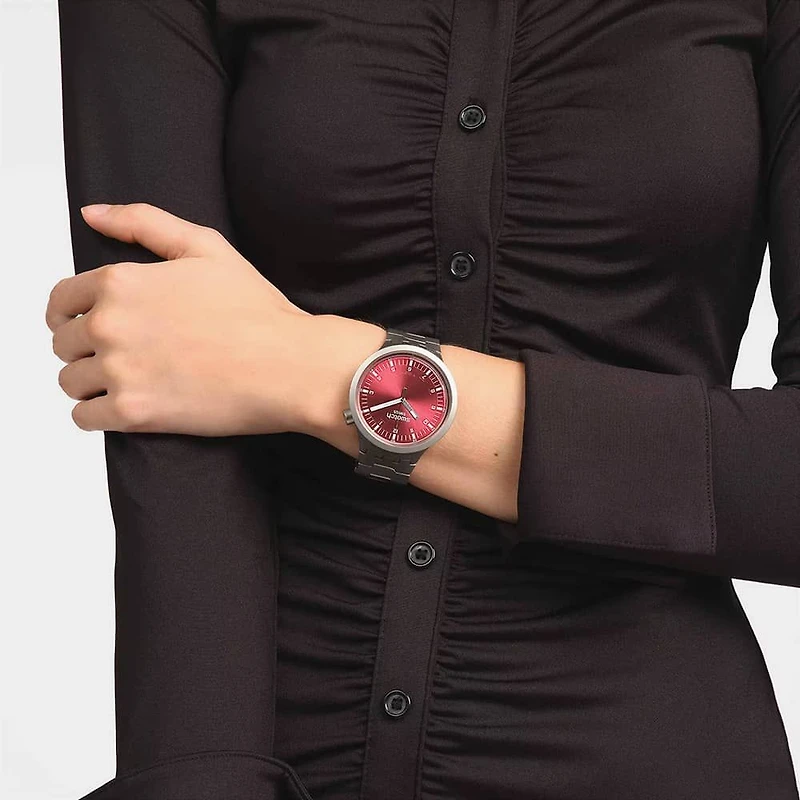 Scarlet shimmer 45MM Watch