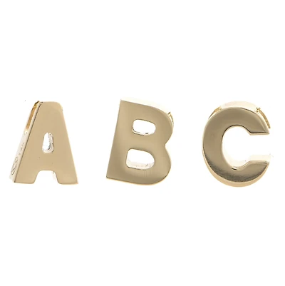 8mm Block Initial Pendant