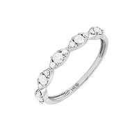 Marquise Illusion .33CT Diamond Ring 14KW