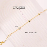Kids Zirconia by the Yard Bracelet