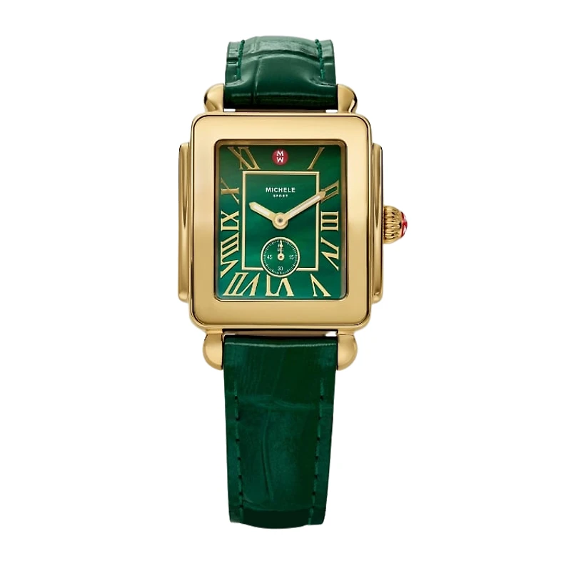 Deco Mid Sport Green Mother Pearl 31MM Watch