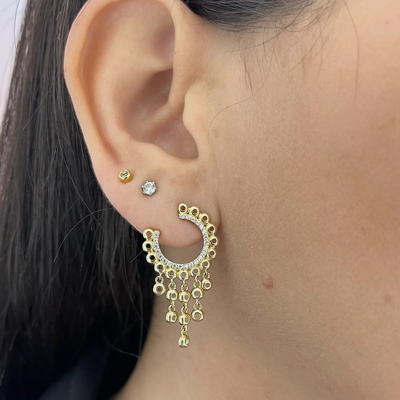 Happy Gold Earrings