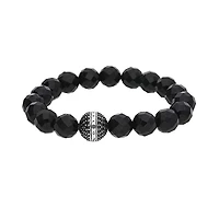 Obsidian Bead Bracelet