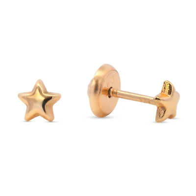 4MM Star Stud Earrings