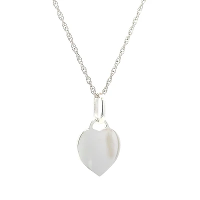 Small Heart Pendant Silver