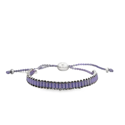 Purple Cord Friendship Bracelet
