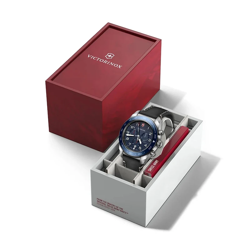 Swiss Army Chronograph Blue Dial 42mm Watch