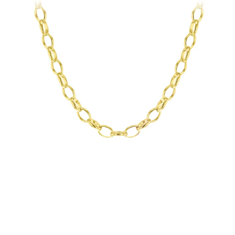 Oval 3MM Lite Chain - 18 inches