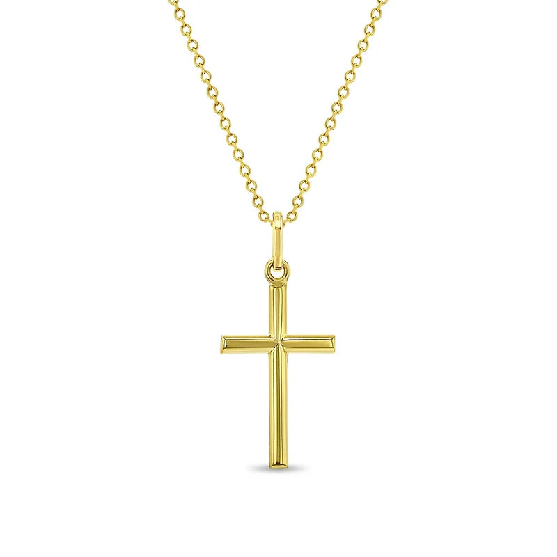 15MM Cross Kids Necklace