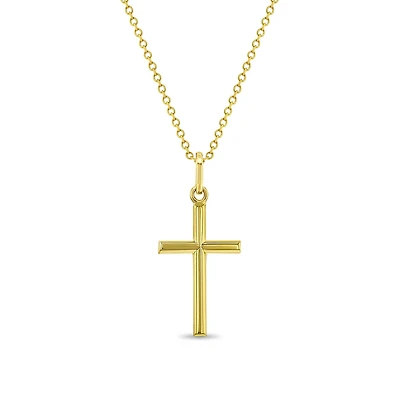 15MM Cross Kids Necklace