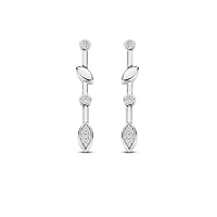 Demure Silver Earrings