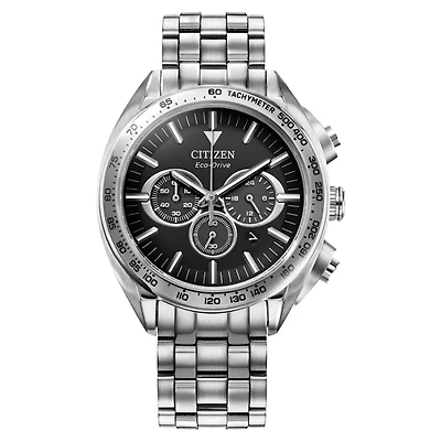Carson Black Chronograph 43MM Watch