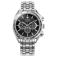 Carson Black Chronograph 43MM Watch