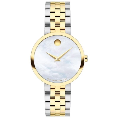 Museum Classic Mother Pear Two Tone 30MM Watch