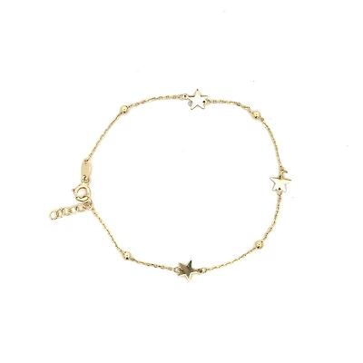Stars Necklace and Bracelet Jewelry Set
