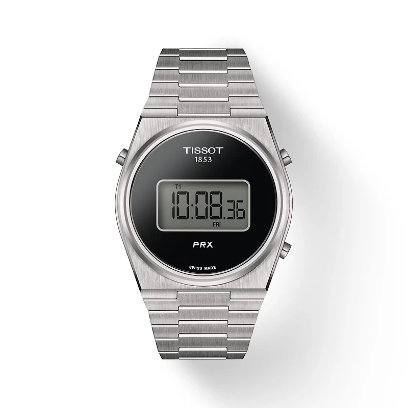 PRX Digital Black/Steel 40MM Watch
