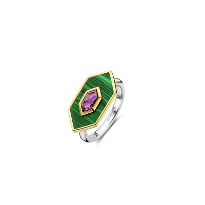 Celestial Malachite Large Ring