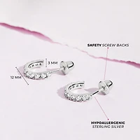 Kids Adorable Half Huggie Earrings