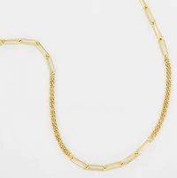 Paperclip and Curb Multi-way Chain