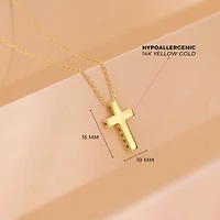 Star Cutout Cross Kids Necklace