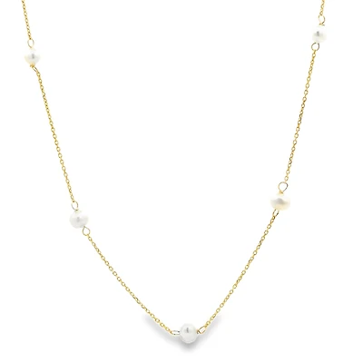 3.5MM Freshwater Pearls Stations - 16 inches
